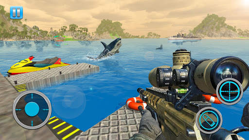 Whale Shark Attack FPS Sniper - Shark Hunting Game screenshot 4