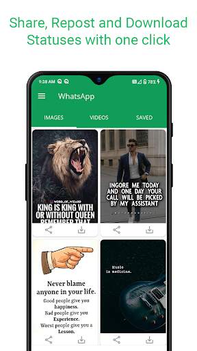Status Saver - Download & Save Status for WhatsApp स्क्रीनशॉट 2