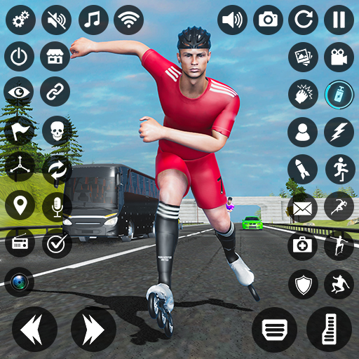 Roller Skate Stunt Racing Game icon
