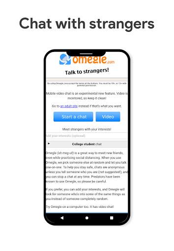 Random Chat (Omegle) screenshot 1