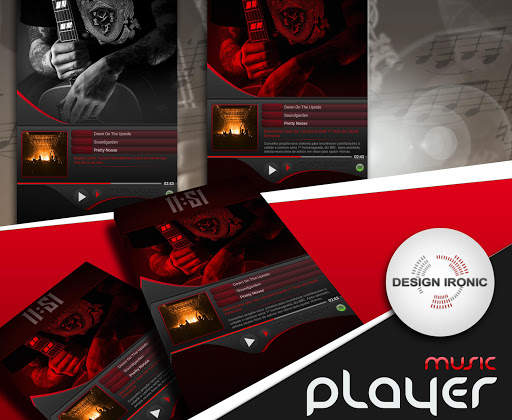 Komponent  Player Music klwp screenshot 1