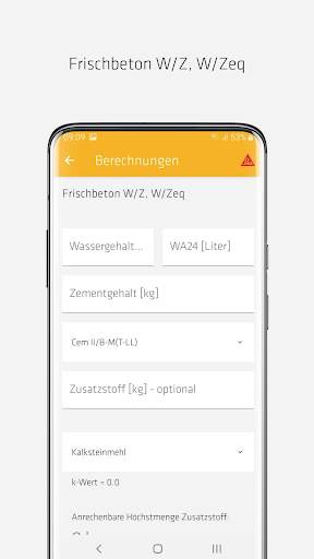 Sika Beton App screenshot 2