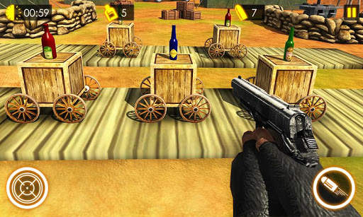 Gun Bottle Shooting Expert 3D screenshot 3