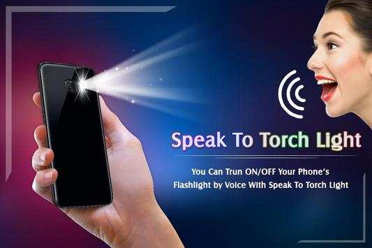 Speak to Torch Light: Voice Flashlight screenshot 1