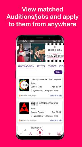 FameKarpet: Find Jobs, Artists, Short Video, Learn screenshot 5