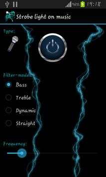Strobe light on music screenshot 2