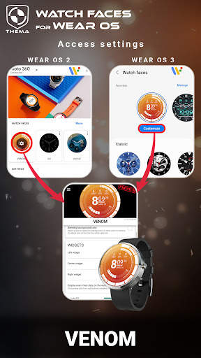 Venom Watch Face screenshot 7