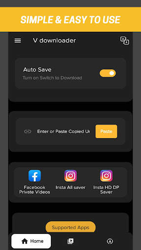 V downloader screenshot 1