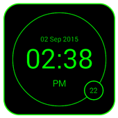 LED Digital Clock - minimal icon