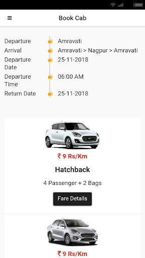 XitaTaxi - Rentals & Outstation Cabs screenshot 6