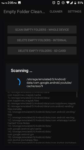 Empty Folder Cleaner скриншот 7