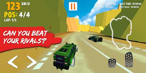 Car Racing - 3D Car Desert Rac screenshot 3