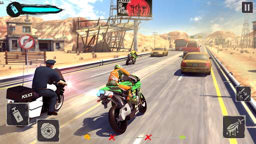 Crazy Bike War Stunt Rider, Motorcycle Racing Game screenshot 1