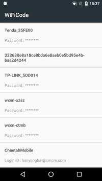 WiFi Pswd viewer screenshot 1
