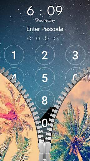 PIP Lock Screen Zipper screenshot 4