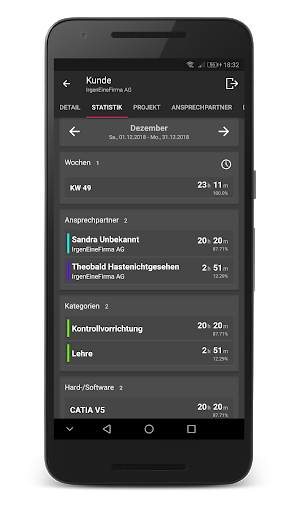 Timoney - Zeiterfassung - Projekt Management screenshot 6