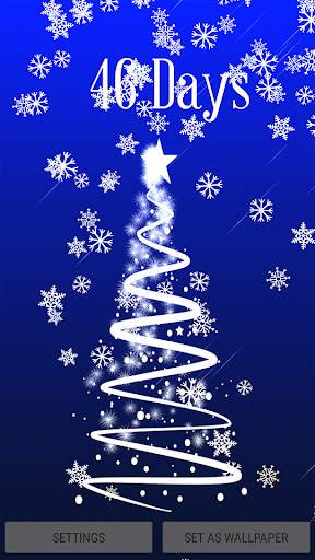 Christmas Countdown - Live Wallpaper screenshot 1