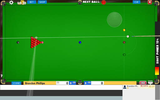 Flash Snooker Game скриншот 1