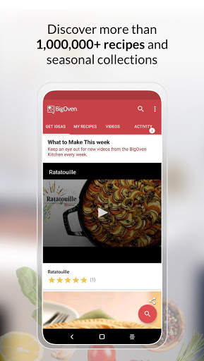 BigOven: 1 Million  Recipes and Meal Planner screenshot 1
