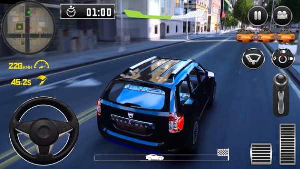 City Driving Dacia Car Simulator screenshot 1