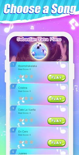 TBT - Sebastian Yatra Piano Tiles screenshot 1