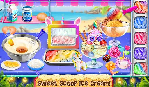 Ice Cream - Frozen Desserts Rainbow Unicorn screenshot 15