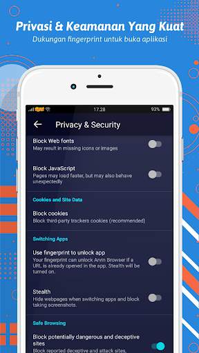 Arvin VPN Browser: Anti Blokir screenshot 4