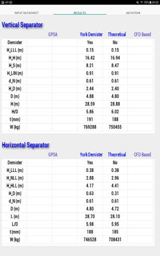 Two Phase Separator Lite screenshot 12