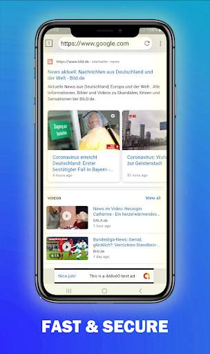 VP Browser - Fast and Secure with VPN screenshot 3