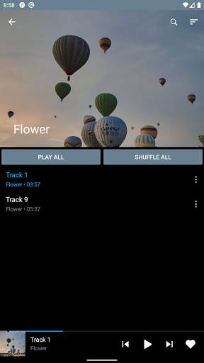 Spiral Player - Cloud Music Player 8 تصوير الشاشة