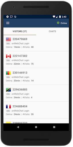 onWebChat screenshot 2