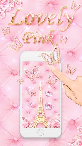 Pink Butterfly Live Wallpaper screenshot 3