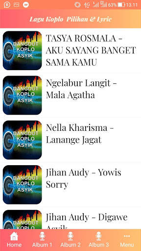 Dangdut Koplo Pilihan & Liric 3 تصوير الشاشة