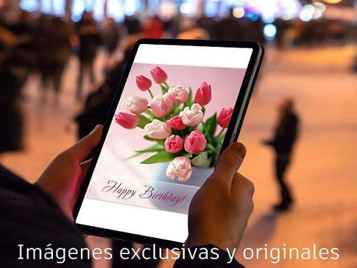 Feliz Cumpleaños Con Flores screenshot 4