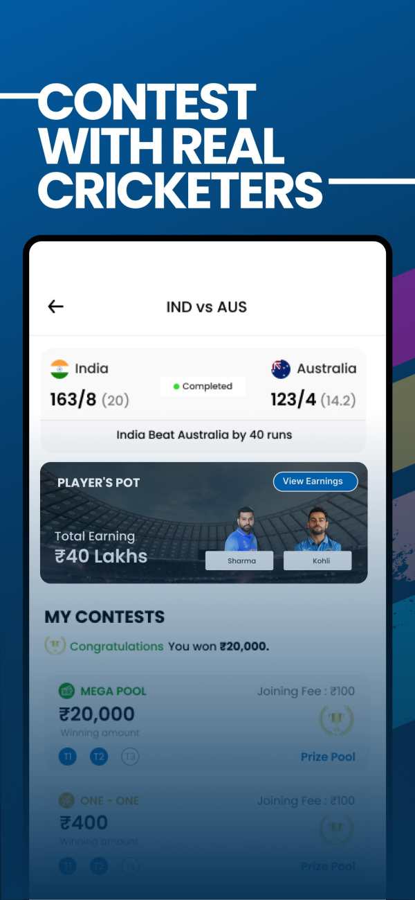 CrickPe : Fantasy Cricket App screenshot 2