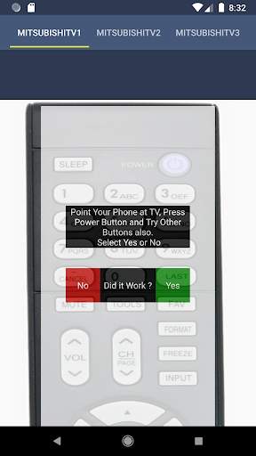 Mitsubishi TV Remote screenshot 6