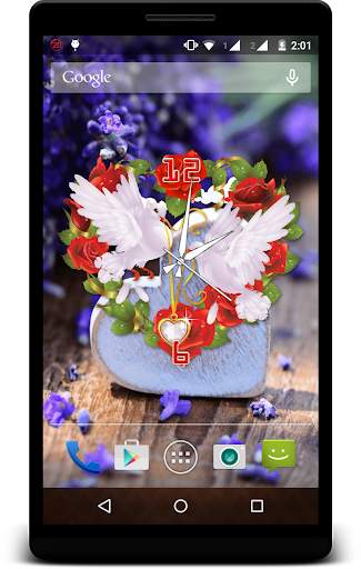 Heart Clock Live Wallpaper screenshot 3