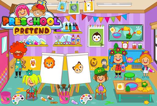 Pretend Preschool Kids Games screenshot 1