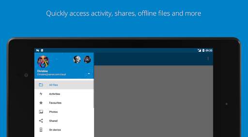 Nextcloud 9 تصوير الشاشة