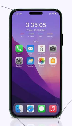 iOS 17 launcher and theme screenshot 1