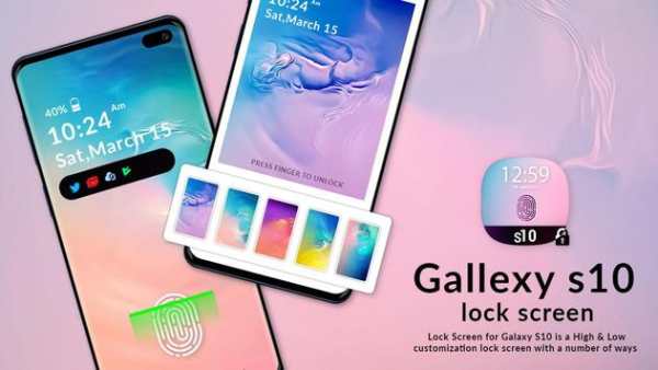 Galaxy S10 Lock Screen 1 تصوير الشاشة