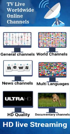 TV live Worldwide online channels screenshot 1