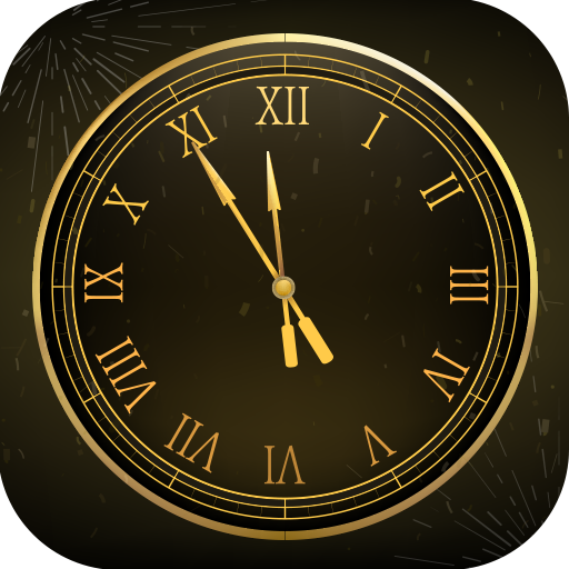 Widget jam analog jam yang icon
