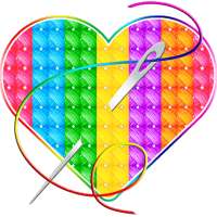 Happy Cross Stitch Color By Number-Needle Art Free logo