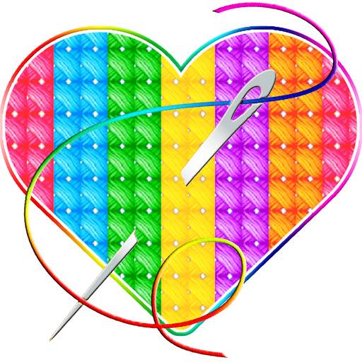 Happy Cross Stitch Color By Number-Needle Art Free 1.04