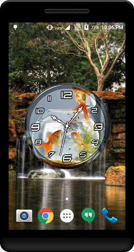 Aquarium Clock Live Wallpaper screenshot 1