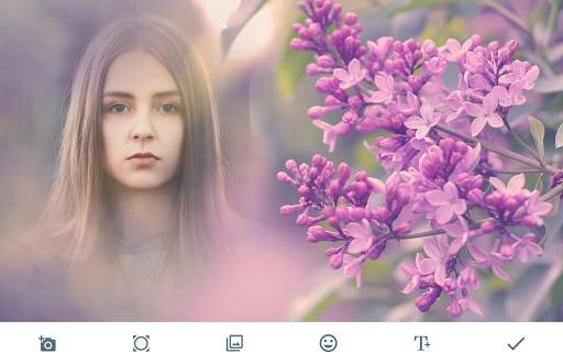Lilac Flower Photo Frames screenshot 1