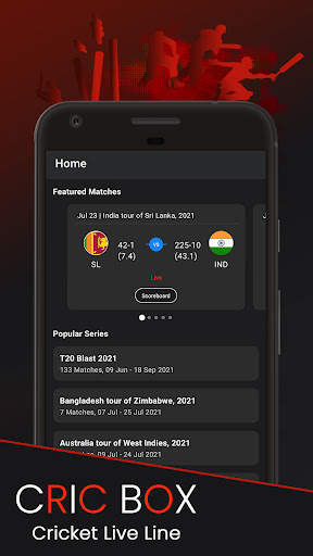 CricBox - Fast Cricket Live Line screenshot 1