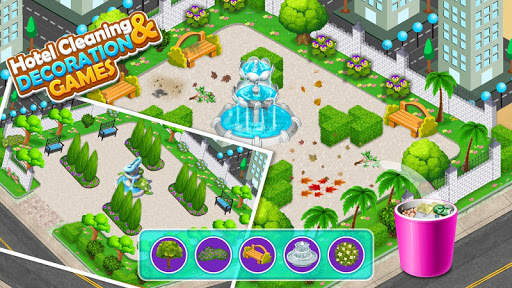 Hotel Cleaning & Decorating Game screenshot 2