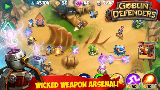 TD: Goblin Defenders - Towers Rush screenshot 3